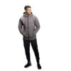 Bauer Fleece 3D Men's Full Zip Hoodie - Grey