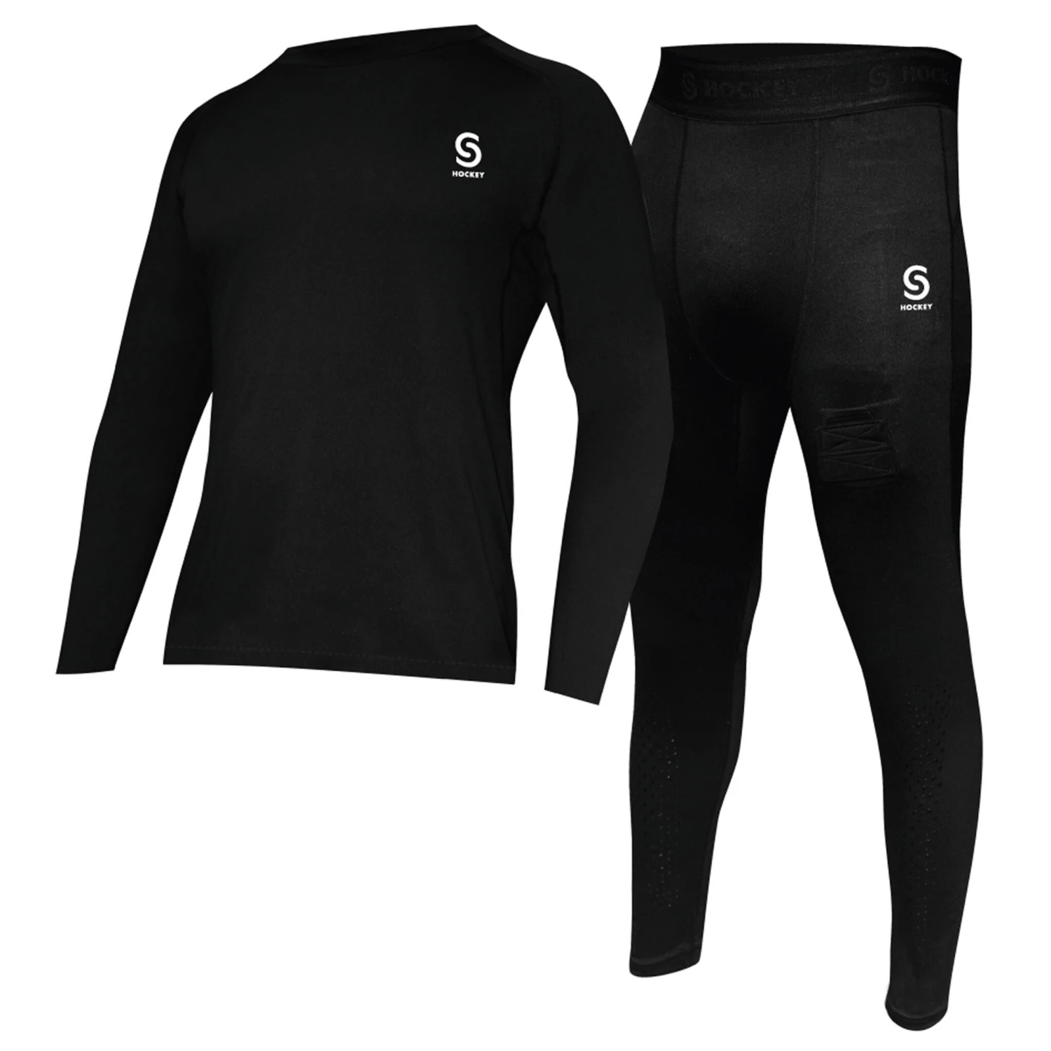 Source For Sports Fitted Base Layer 2-Piece Junior Set - Source Exclusive 1 Source For Sports Fitted Base Layer 2-Piece Junior Set - Source Exclusive