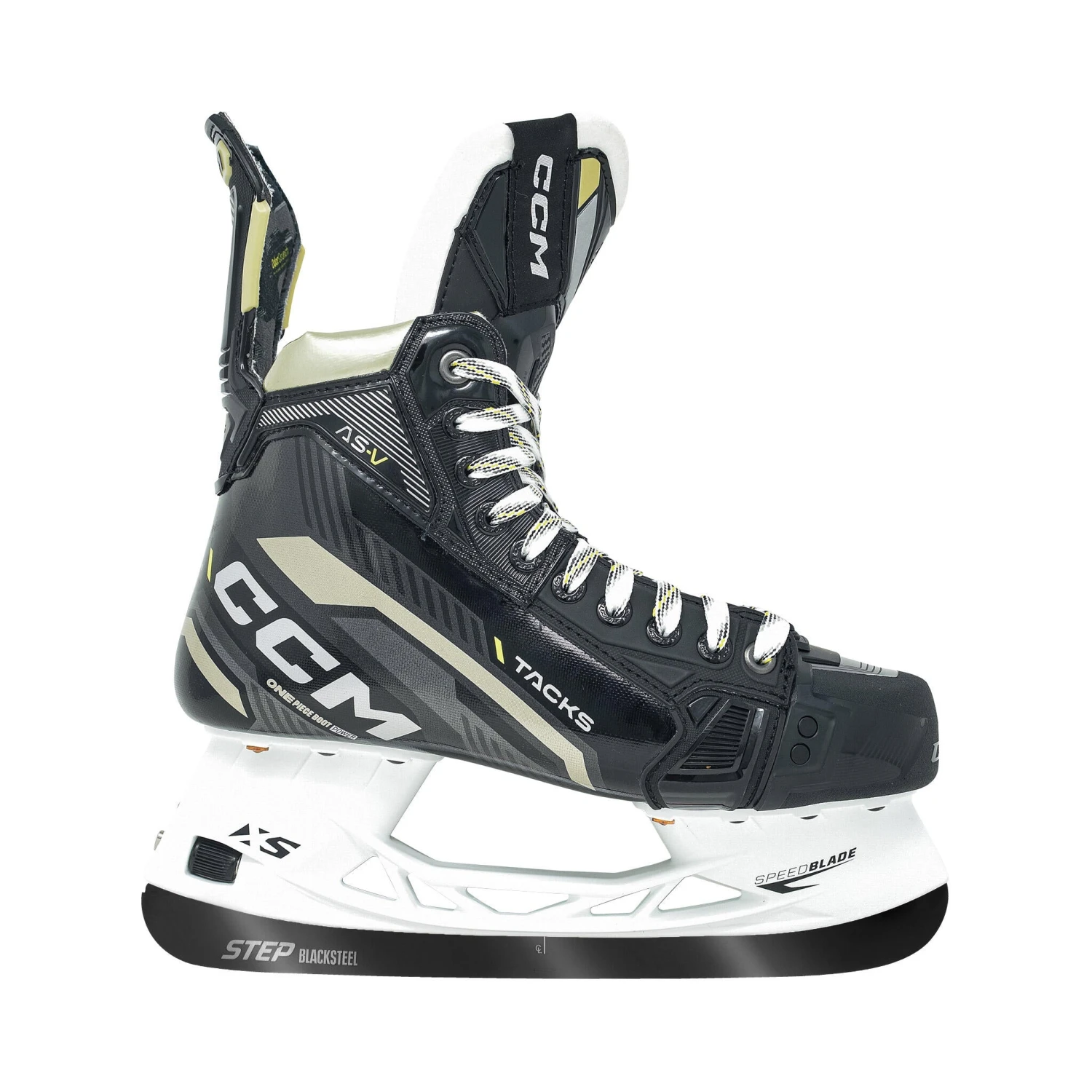 CCM Tacks AS-V Senior Hockey Skates (2022) With Step Blacksteel 1 CCM Tacks AS-V Senior Hockey Skates (2022) With Step Blacksteel
