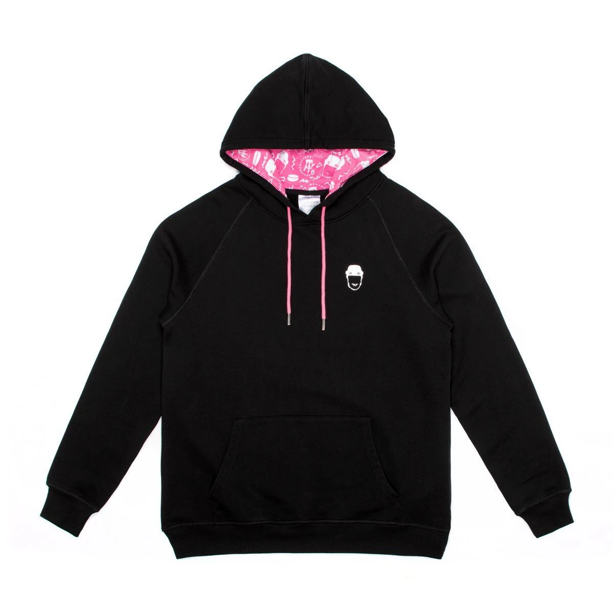 Pink Whitney Printed Adult Hoodie - Black/Pink 1 Pink Whitney Printed Adult Hoodie - Black/Pink