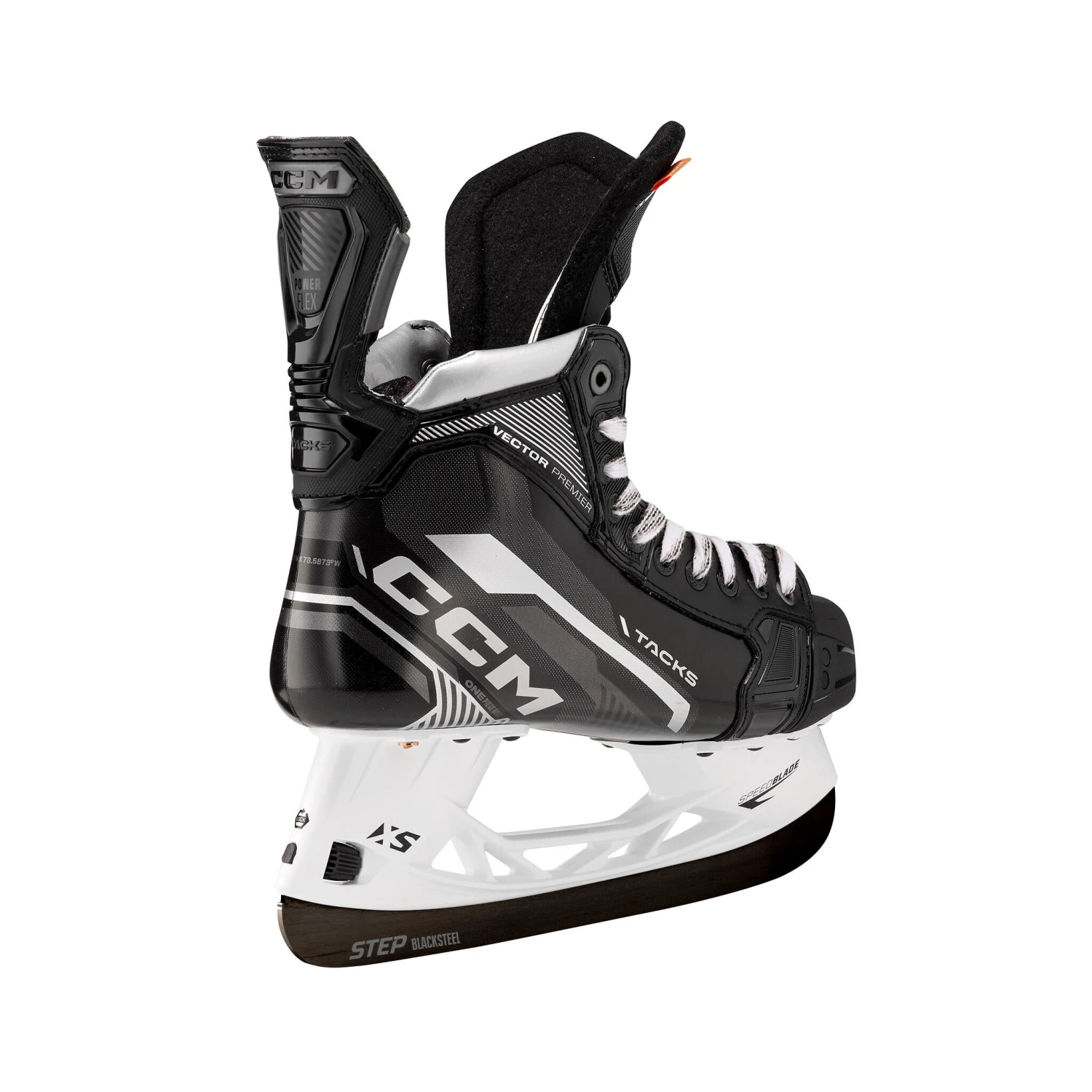 CCM Tacks Vector Premier Senior Hockey Skates (2022) With STEP Blacksteel XS - Source Exclusive 3 CCM Tacks Vector Premier Senior Hockey Skates (2022) With STEP Blacksteel XS - Source Exclusive - Image 3