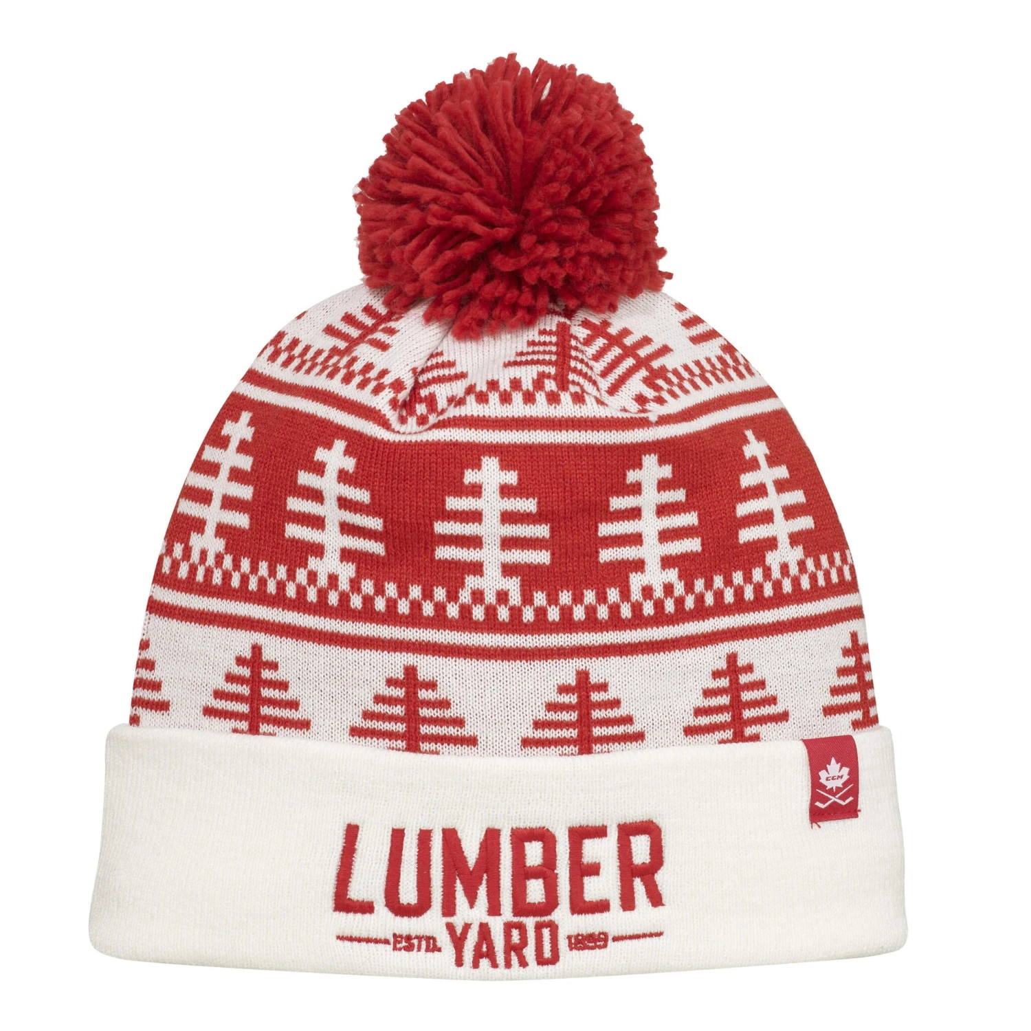 CCM Lumber Yard Adult Knit Pom Hat 1 CCM Lumber Yard Adult Knit Pom Hat